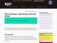 Tablet Screenshot of freedjdrop.com